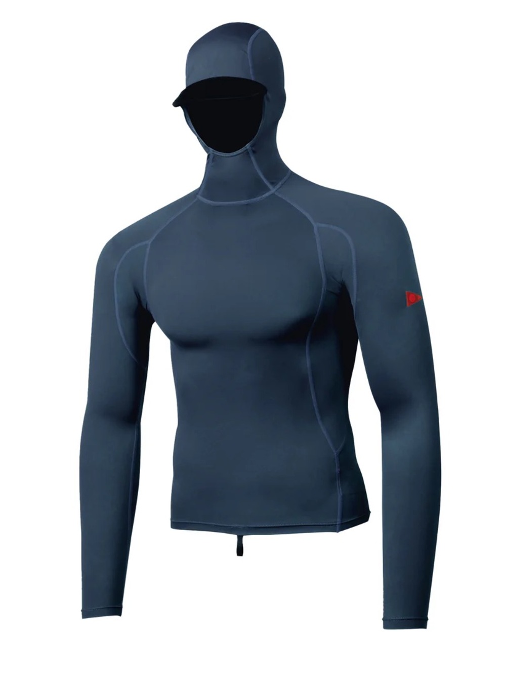 Unisex XS Navy Hooded Swim Top